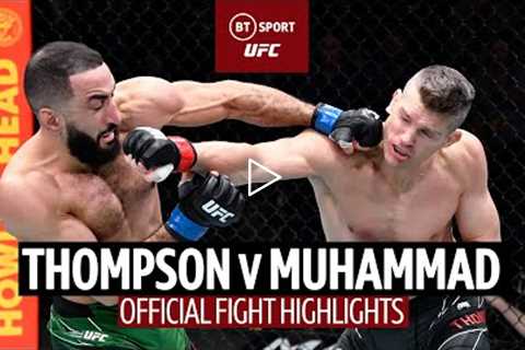 Stephen Thompson v Belal Muhammad  Biggest career win for Bully!  UFC Fight Highlights