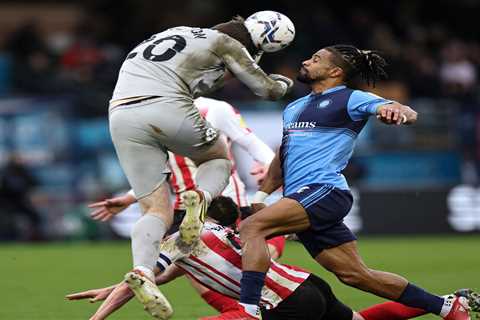 Sunderland’s Corry Evans stretchered off after horror collision in draw with Wycombe as Sky Sports..