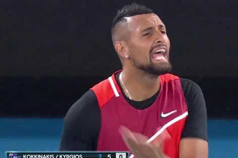 Watch Australian Open security boot out rowdy fan on Nick Kyrgios’ orders as tennis ace wins..