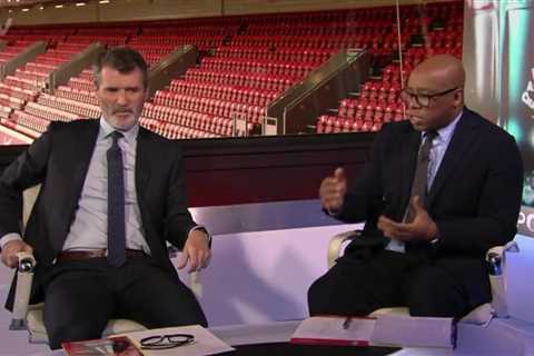 ‘Brilliant, powerful’ – Watch as emotional Man Utd icon Roy Keane is visibly moved by Ian Wright..