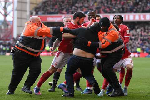 Football chiefs set for crisis talks with police over fan violence after players attacked on pitch..