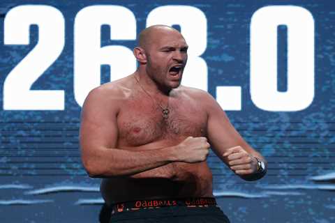 Tyson Fury claims he would weigh career-heaviest 21 STONE in crossover fight with UFC champ Francis ..