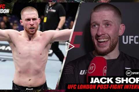 Let's have a fight at featherweight undefeated Jack Shore wants a BIG fight after UFC London win