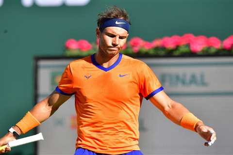 Rafa Nadal ruled out for six weeks with stress fracture in rib after struggling to breathe in..