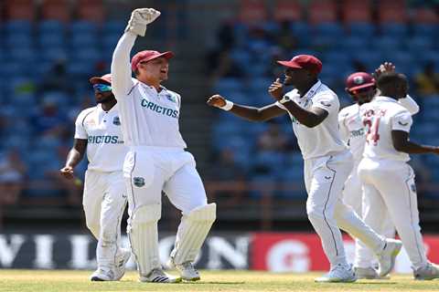 West Indies thrash pitiful England by ten wickets as Joe Root’s side slump to BOTTOM of World Test..