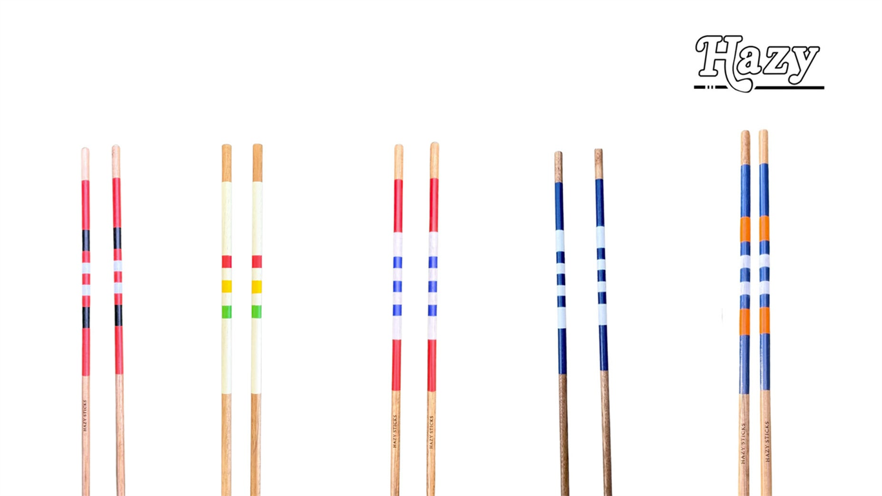 These hickory alignment sticks will instantly enhance your bag's style factor