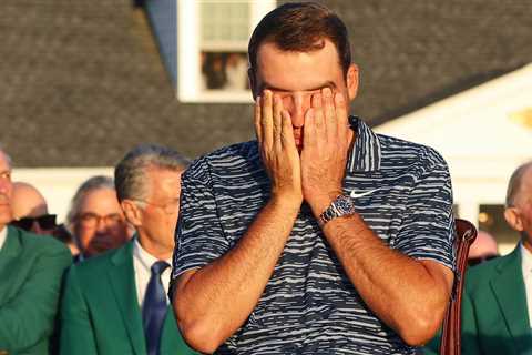 Why Scottie Scheffler 'cried like a baby' on the morning of his Masters win
