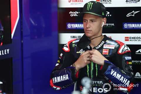 Getting grip from 2022 Yamaha MotoGP bike “a bit of luck”