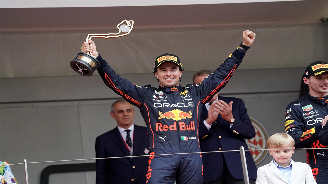 Sergio Perez rewarded with new two-year Red Bull contract just day after winning Monaco GP as F1 title race hots up