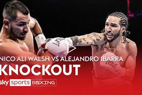 HUGE FIRST ROUND KO!  Nico Ali Walsh makes big statement on his hometown debut