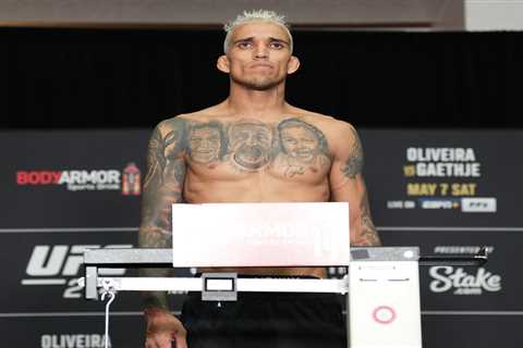 Charles Oliveira breaks silence after being stripped of LW title and says he ‘made weight’ UFC’s..