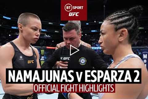 Rose Namajunas v Carla Esparza 2  Controversial fight!  UFC 274 Fight Highlights