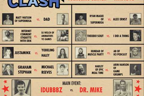 Creator Clash boxing – live stream, start time, line-up, fight card for iDubbbz vs Dr Mike YouTuber ..