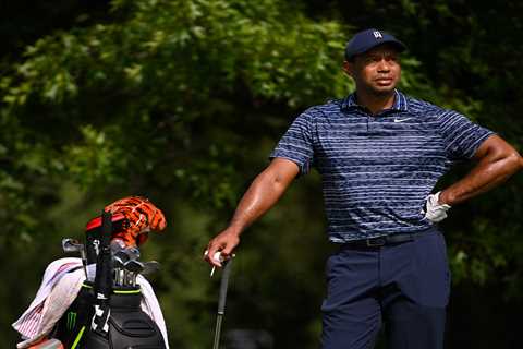 Tiger Woods almost hit by golf ball and has row with cameraman in eventful first round at PGA..