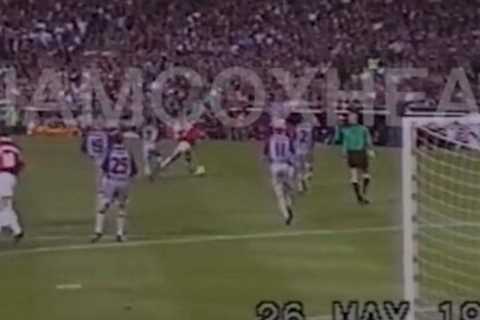 Never-before-seen footage shows Man Utd’s 1999 Champions League comeback from new angle