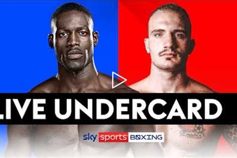 LIVE BOXING! Richard Riakporhe vs Fabio Turchi  Live Undercard