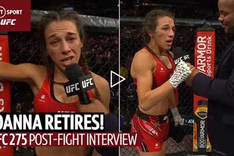 Joanna retires! MMA legend bids farewell after UFC 275 loss to Zhang