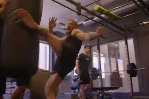 Conor McGregor fans amazed as UFC star’s video shows he’s nearing return from horror broken leg..