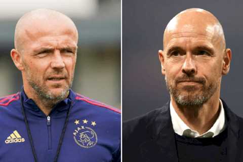 Ajax boss Alfred Schreuder takes swipe at Erik ten Hag and responds to Manchester United’s double..