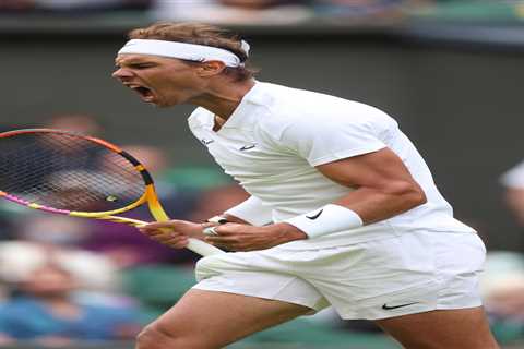 Nadal survives major scare in first Wimbledon match for three years as he beats Cerundolo to keep..