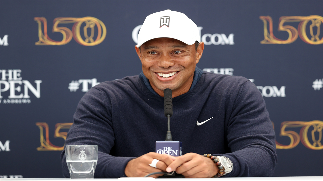 Tiger Woods reveals there’s definitely room for another Claret Jug in his custom-built trophy room ahead of The Open