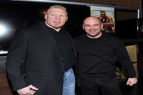 Brock Lesnar claims UFC boss Dana White is ‘all right’ but WWE star claims ‘I probably should have..