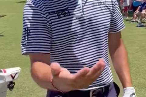 The best trick you’ll see at the PGA? Abraham Ancer with a ball marker