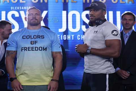 Anthony Joshua only has a ‘puncher’s chance’ of beating Usyk in rematch says Tyson Fury promoter..