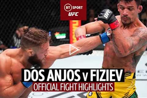 The battle of the Rafael's! Rafael Dos Anjos v Rafael Fiziev  UFC Official Fight Highlights