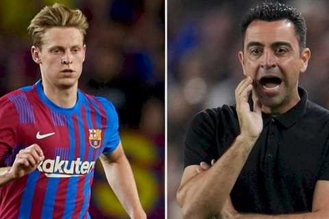 Frenkie de Jong and Xavi’s relationship ‘strained’ as Barcelona push for Man Utd transfer