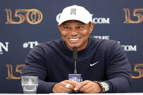 Tiger Woods reveals there’s definitely room for another Claret Jug in his custom-built trophy room..