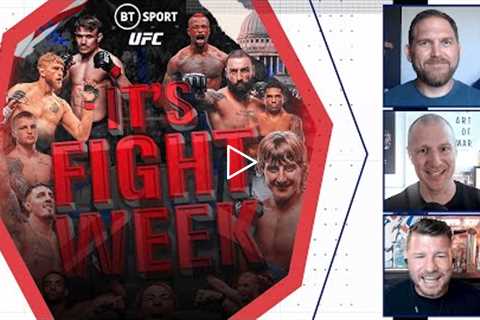 Fight Week: UFC London Preview Show  Aspinall v Blaydes, Paddy the Baddy and Meatball McMann