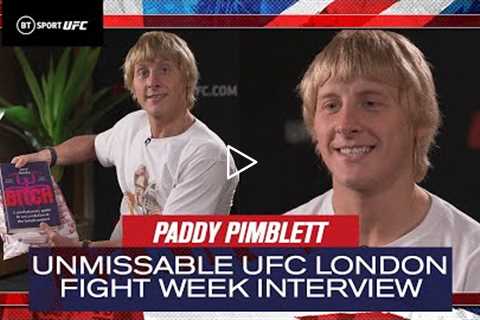 He didn't show up! Paddy Pimblett reacts to opponent no-show in unmissable UFC London interview