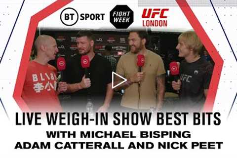 Live UFC London Weigh-In Show Best Bits ft. Paddy Pimblett, Tom Aspinall, and more!