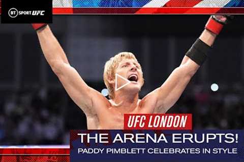 Paddy 'the Baddy' Pimblett blows the roof off the O2 Arena!  Pimblett v Leavitt  UFC London