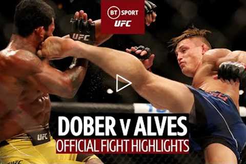 Fireworks in the lightweight division!  Drew Dober v Rafael Alves  UFC 277 Highlights