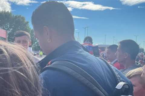 Cristiano Ronaldo spotted leaving Man Utd game early after return in Rayo Vallecano draw