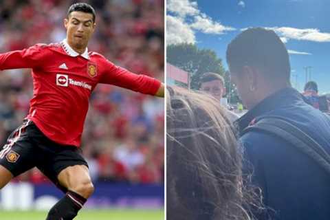 Cristiano Ronaldo hooked at half time and leaves ground early as his replacement scores