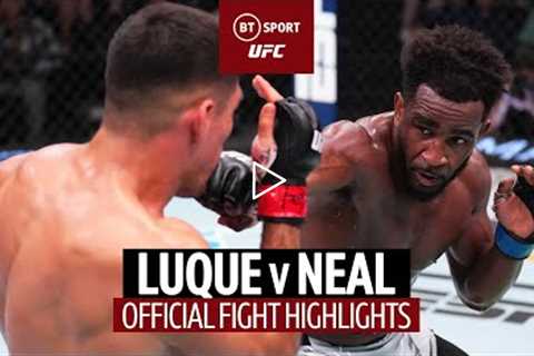 Stand-up battle as advertised!  Vicente Luque v Geoff Neal  UFC Highlights