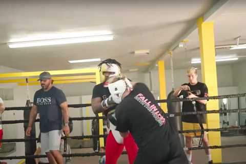 Jake Paul releases FULL sparring with Hasim Rahman Jr and says rival ‘got his ass beat for five..