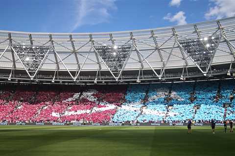 West Ham build WALL between home and away fans with controversial beefed up segregation at the..