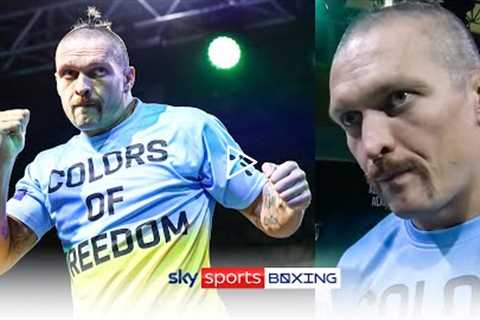 I've been watching Joshua for ten years already!  Usyk speaks ahead of fight with Joshua