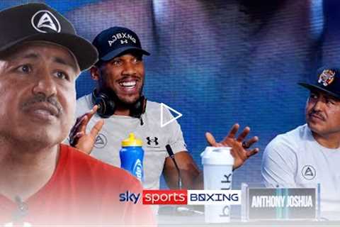 We'll push AJ to go for the KO! 💥  Extended interview with Anthony Joshua's trainer Robert Garcia