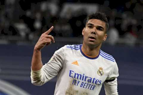 Real Madrid star Casemiro agrees four-year deal with Manchester United and will undergo medical on..