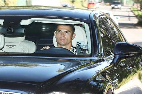 Cristiano Ronaldo and Co arrive for Man Utd training as Ten Hag looks to end horror start to season ..