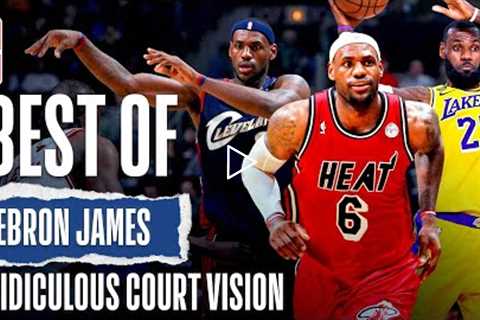 LeBron James' Ridiculous Court Vision 👀