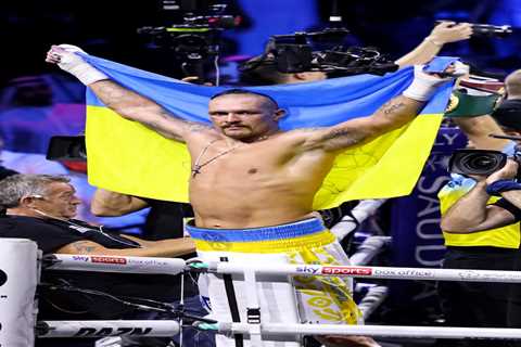 Ukrainian boxing champ Oleksandr Usyk slams ‘weak’ Vladimir Putin after defeating Anthony Joshua