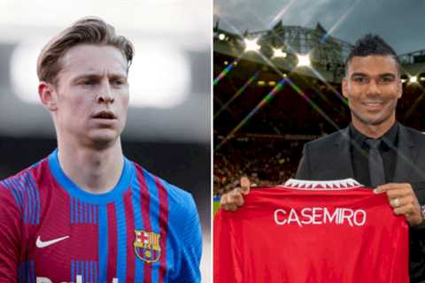 Frenkie de Jong reacts to Casemiro’s Manchester United move on Instagram and ‘likes’ Tyrell Malacia ..