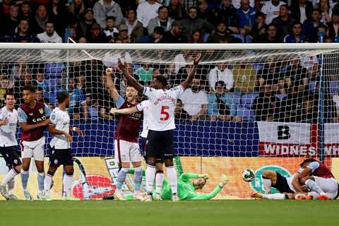 Watch Aston Villa star Douglas Luiz score straight from a corner for the second time this season in ..