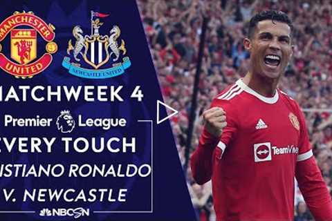 Every Cristiano Ronaldo touch from his second Manchester United debut | Premier League | NBC Sports